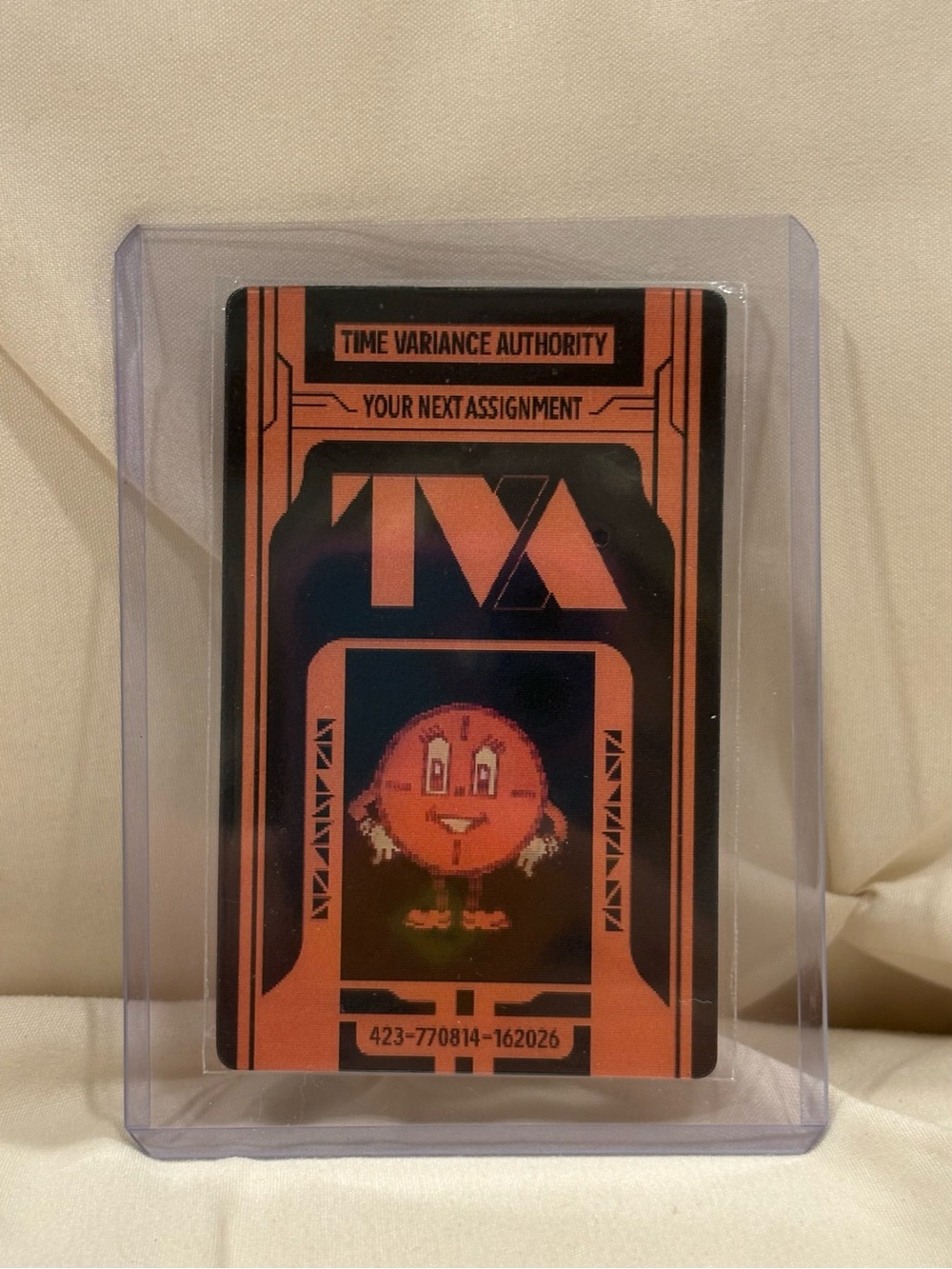 Disney D23 Exclusive Expo 2026 Marvel TVA Badge Miss Minutes Badge ID Card
